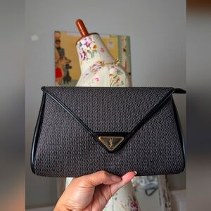 Yves‎ Saint Laurent YSL  Woven Flap Clutch Bag